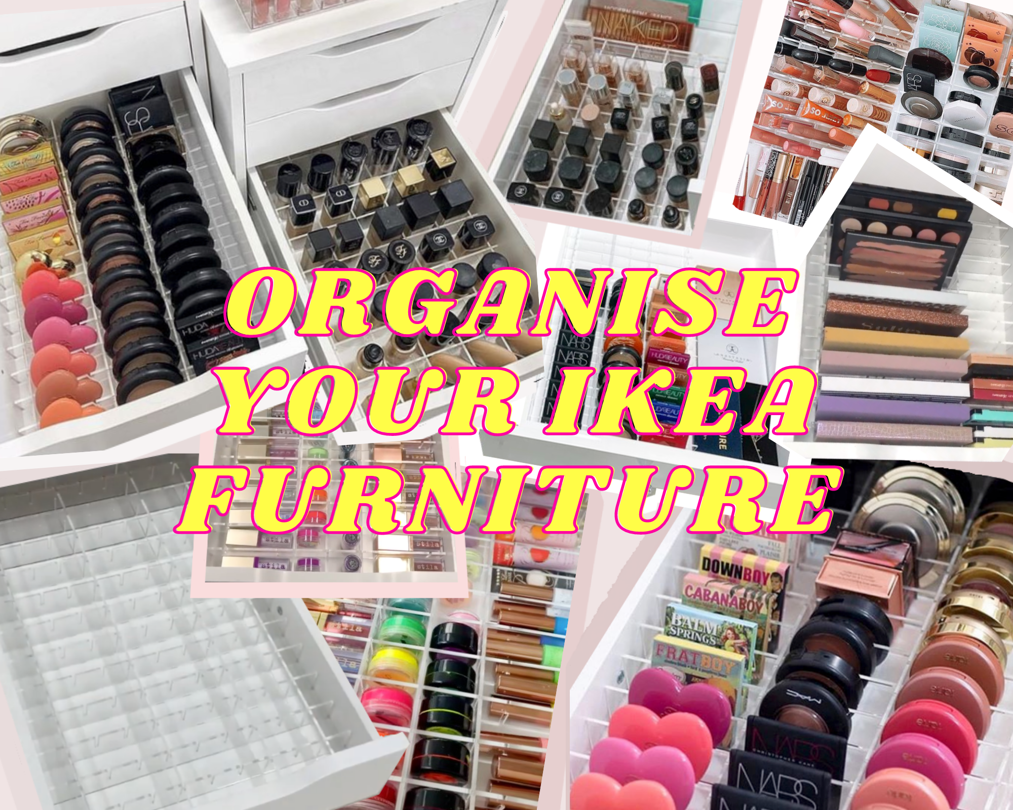 IKEA Makeup Storage | Custom Designed Organisers to Fit IKEA Furniture