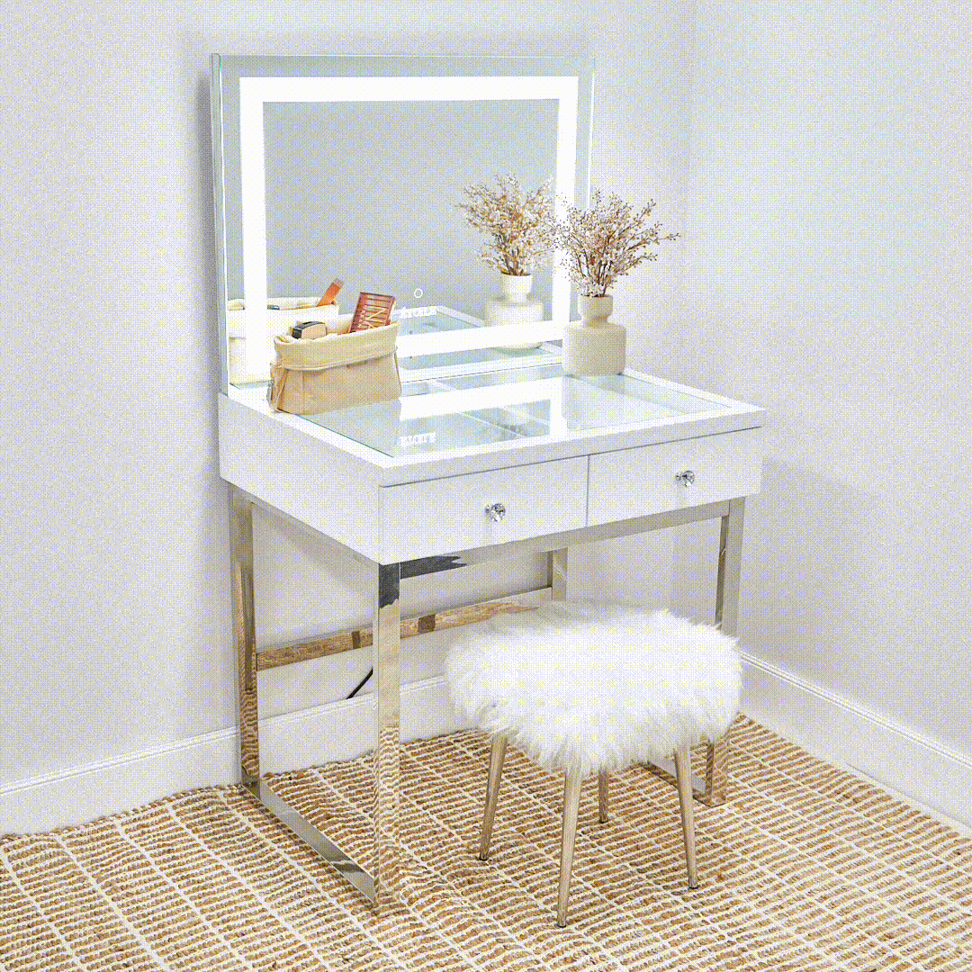 Mini Iconic Vanity Table: White - ETOILE