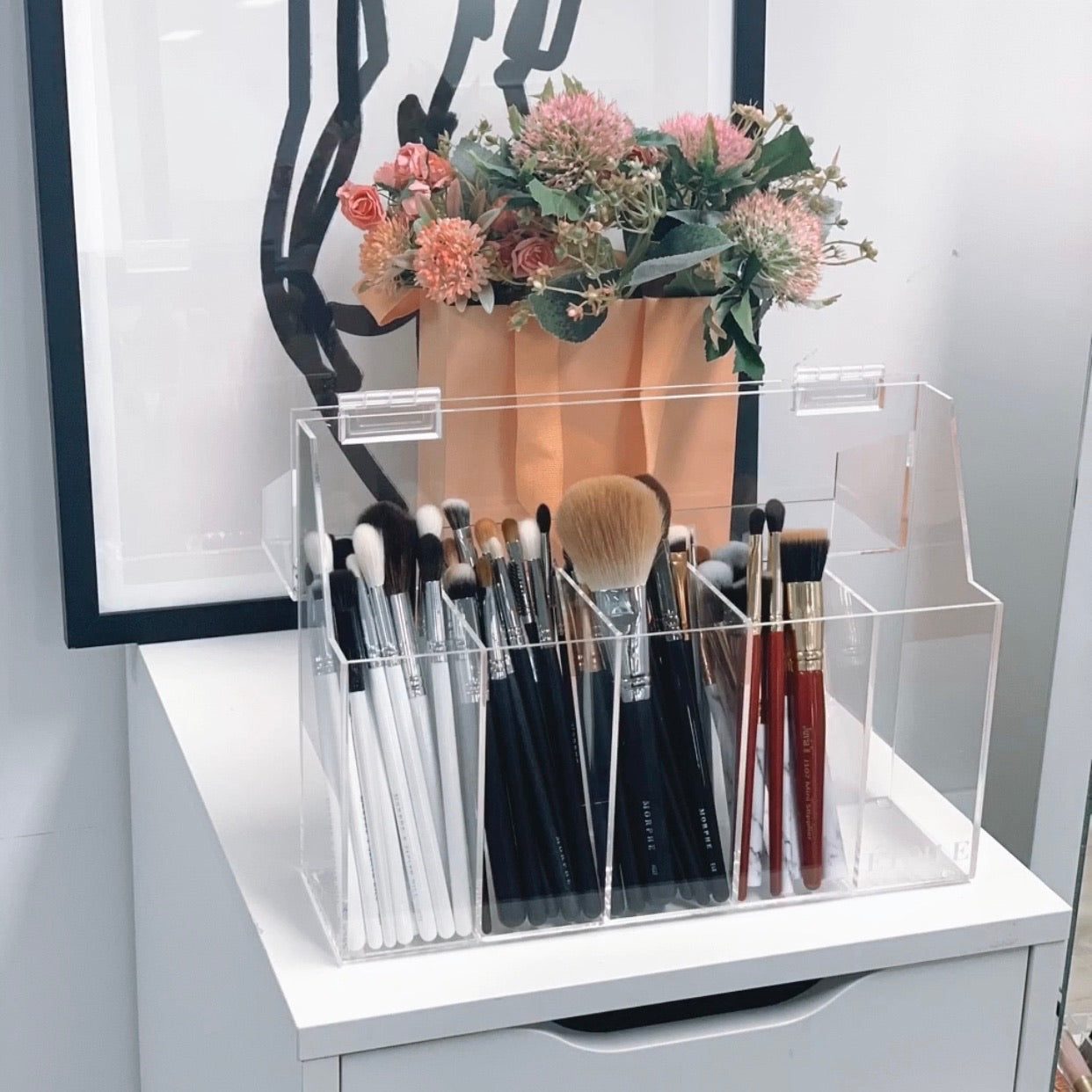 5 Brush Holder with Lid